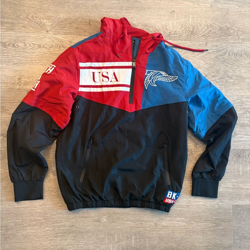 Black Keys Colorblock Windbreaker - Mens L